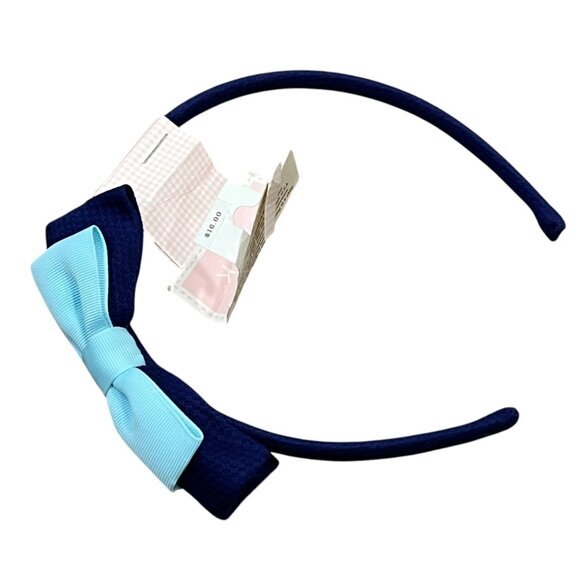 Ciao Capri Janie and Jack 2015 Headband 2-Tone Blue NWT - Picture 1 of 2